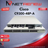 Cisco Catalyst C9300-48P-A 48-Port PoE+ Switch - Network Advantage, Managed