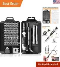 115-in-1 Precision Screwdriver Set – Magnetic Repair Tool Kit for Electronics