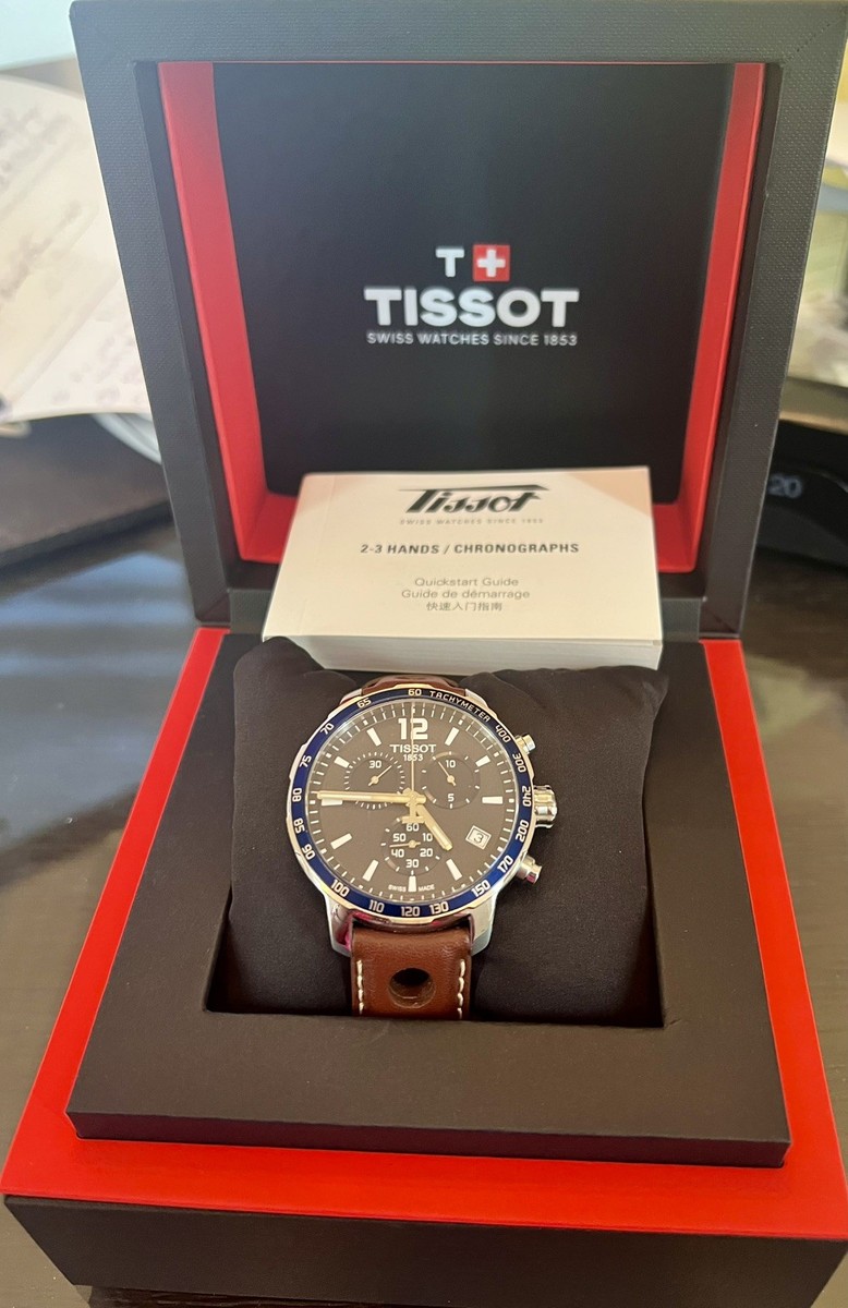 Tissot Quickster Blue Men's Watch T0954171104700 | eBay