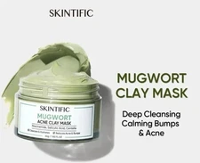 SKINTIFIC Mugwort Clay Mask Anti-Aging Acne Pore Redness Oily Skin Barrier 55g