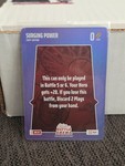Bo Jackson Battle Arena 2026 Bonus Play Card Surging Power BPL-16 SSP