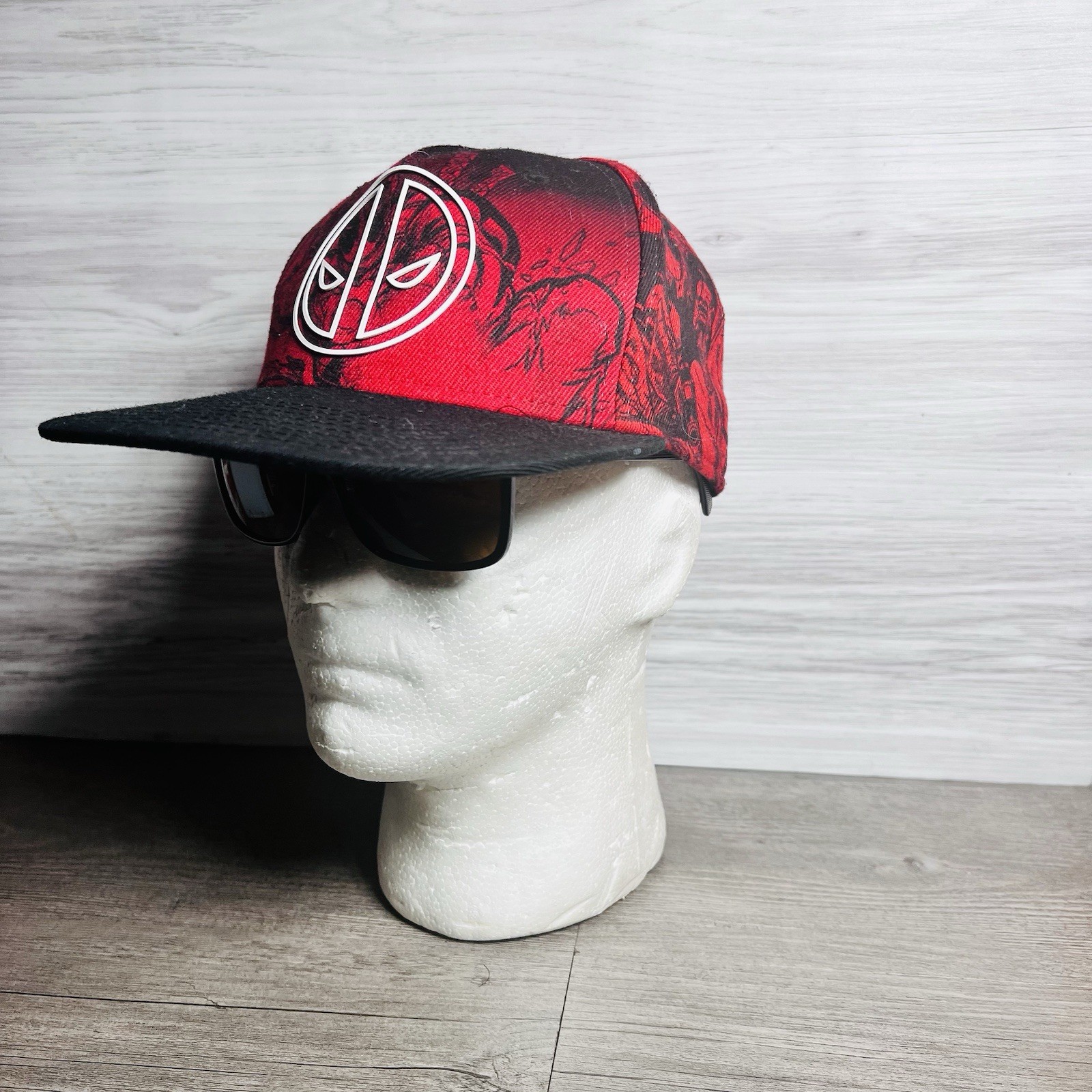 Marvel Comics Deadpool Snapback Baseball Cap Hat … - image 2