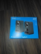 Logitech Z150 2.0 Channel Wired Computer Speakers 6W Black Headphone Jack