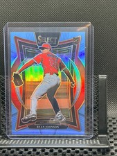 Ryan Johnson RC 2025 Select - Concourse - Light Blue Prizm #150/199 - #47 Angels