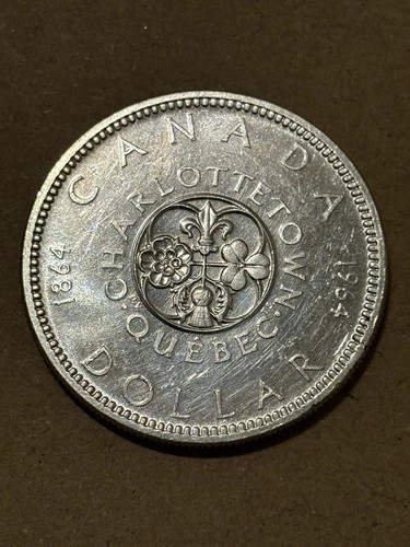 1964 Canada Silver Dollar 80% BU