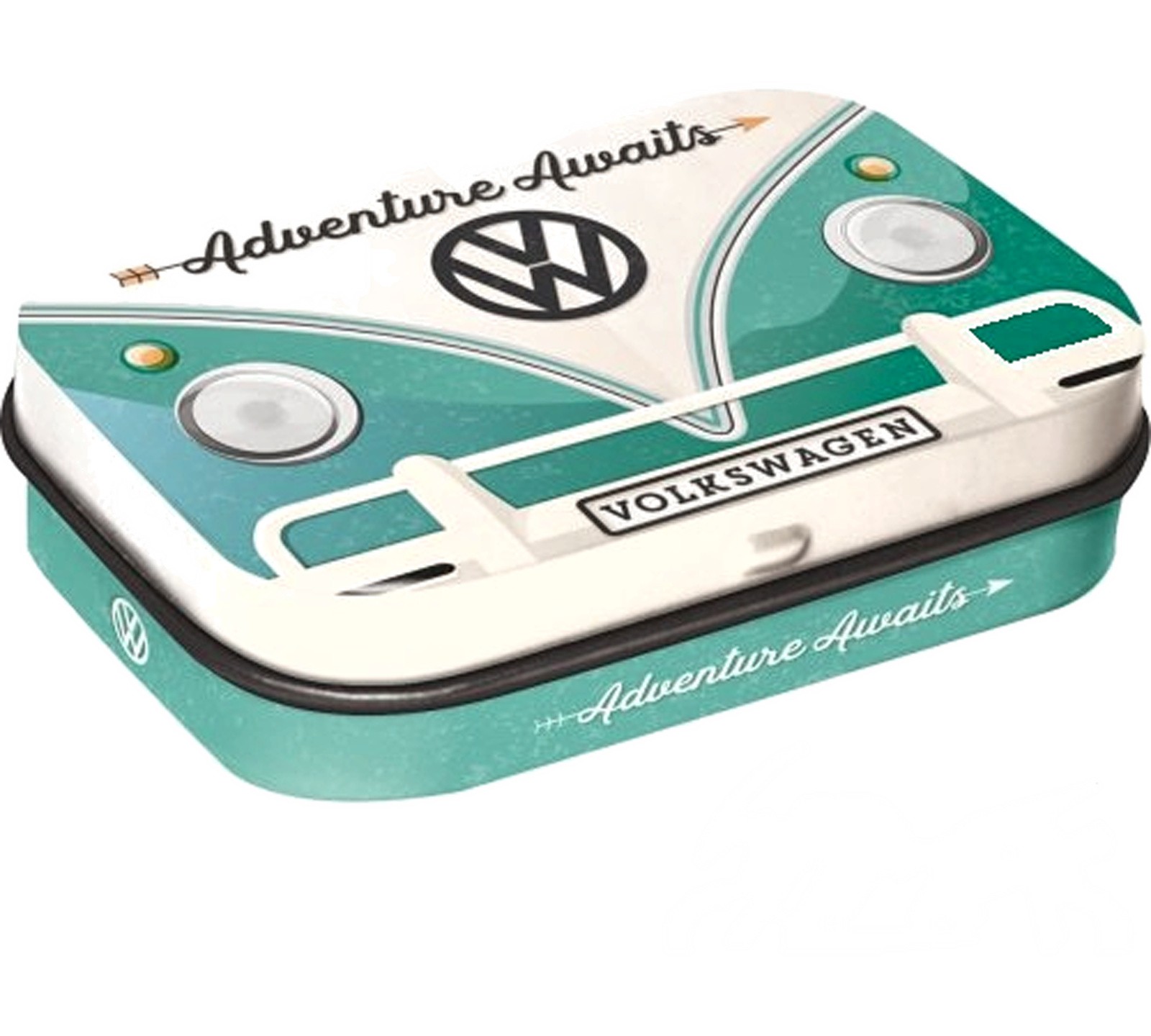 Boite metallique MINTBOX VW 81393 OPK pour bonbons et deco vintage 4 pcs