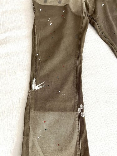 NEU MNML Herren Hose Streetwear Carpenter Flare Farbspritzer 30 x 35 EINZIGARTIG Neu mit Etikett - Bild 6 von 24