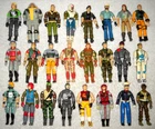 Lot #1 of Vintage GI Joe Action Figures - GI Joe Team Members - ALL INCOMPLETE