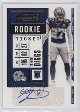 2020 Panini Contenders Rookie Ticket Variation Trevon Diggs #162 Auto 0v2h