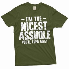 Men's Funny rude offensive T-shirt humorous tee shirt gift tee adult humor tee