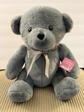 Holiday Home Teddy Bear Plush - Grey