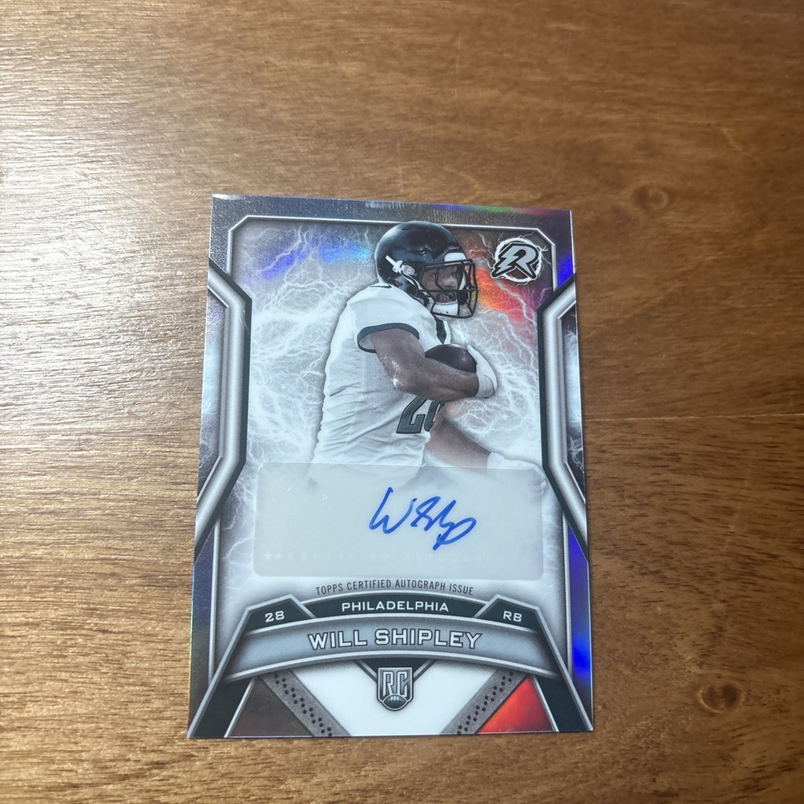 Will Shipley Topps Resurgence Resurgence Rookie Signatures #RRSWS Base