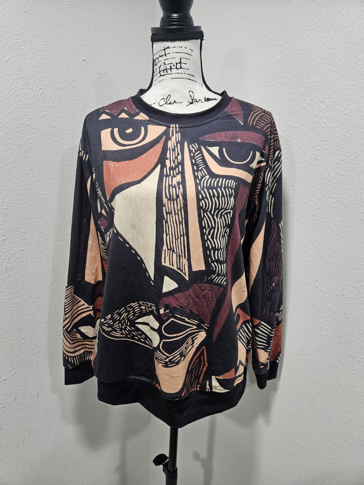 Pixie Lady abstract sweatshirt - image 1
