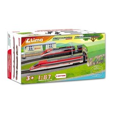 Lima Treno Set Frecciarossa 1:87, ETR500 e ETR1000, Modellino Scala HO, A Batter