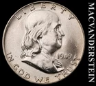 1949 Franklin Half Dollar - FBL - Choice Gem Brilliant Unc++++  Lustrous  #K1191