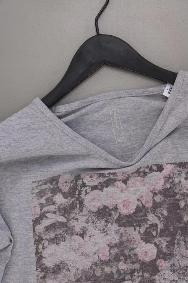 ✨ Cross Jeans Printshirt Classic Shirt für Damen Gr. 38, M Kurzarm grau ✨ - Bild 2 von 4