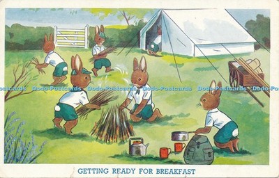 R048596 Getting Ready for Breakfast Lachs 1963