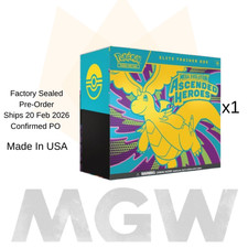 PRESALE Pokemon TCG Ascended Heroes ME2.5 Elite Trainer Box x1 Factory Sealed