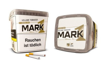 2 x EIMER MARK 1 GOLD Volumentabak 400g