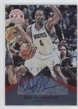 2012-13 Totally Certified Signatures Red 19/25 Wesley Johnson #57 Auto 1u6