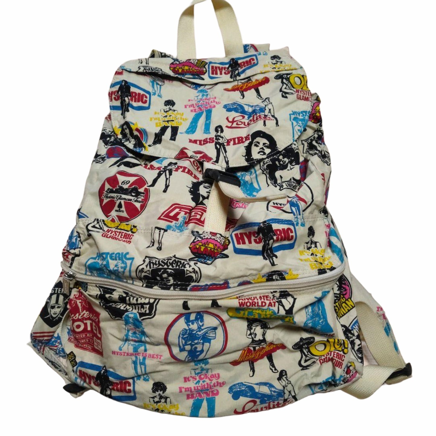 HYSTERIC GLAMOUR All-over Pattern Backpack Used - image 1