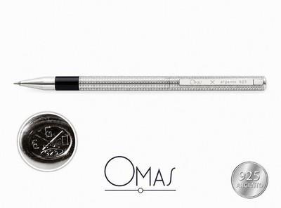 OMAS EGO Solid Silver 925 Pencil Holder Pen with Mine Vintage