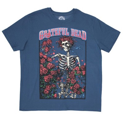Men's Grateful Dead Bertha & Logo Slim Fit T-shirt Large Blue