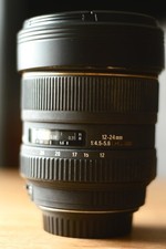 Sigma 12mm to 24mm f/4.5-5.6 EX DG Wide Angle Zoom Lens - Canon EF mount
