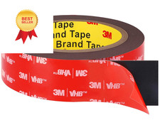 Double Sided Tape Heavy Duty, Mounting Tape, Waterproof Foam 16.4FT, black