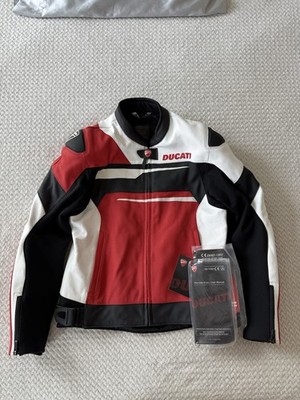 Ducati Speed EVO C1 Perforated Leather Racing Motorcycle Jacket