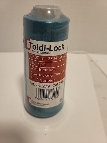 9 Colors of Gutermann Toldi-Lock Serger Overlocking Thread, 2734 Yards, New. - Picture 10 of 12