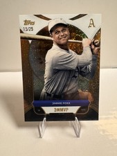 2025 Topps Welcome To The Club “3x MVP” #35 Jimmie Foxx /25 Gold Stardust Card