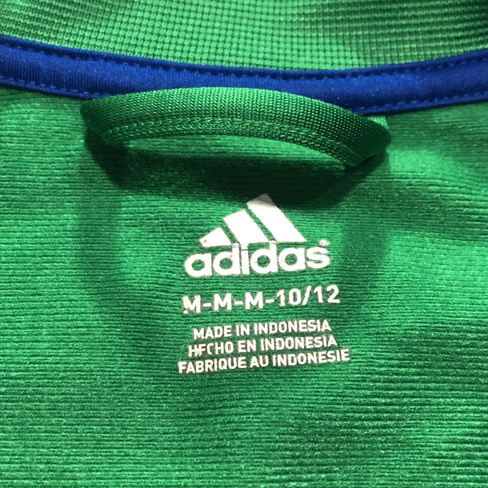 Chaqueta Adidas Junior Mujer M Logo Rayas Pista Ocio Entrenamiento Salón Verde Foto 2 de 4