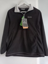 LADIES CRAGHOPPERS ZIP NECK FLEECE SIZE 14 NWT.