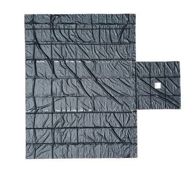 #ad #ad 16#x27; x 24#x27; Flatbed Tarps Heavy Duty 18oz Steel Tarp with Flap Black $290.29