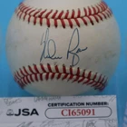 NOLAN RYAN Signed RAWLINGS Baseball JSA COA #ci65091 TEXAS RANGERS HOF SEE PICS