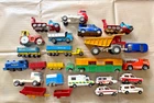 Job Lot 24 Dinky Corgi Matchbox Diecast Metal Model Cars Trucks Vans Aircraft WA