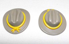 15497V, Hut, Stetson (mit Hutschleife, gelb), graubraun