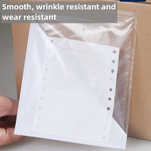 Clear Packing List Pouches Shipping Label Envelopes Self Adhesive 6x9 7.5x5.5 - Picture 4 of 10