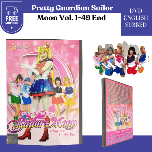 Dvd Japan Drama Pretty Guardian Sailor Moon Vol.1-49 End English Sub All Region - Afbeelding 1 van 8