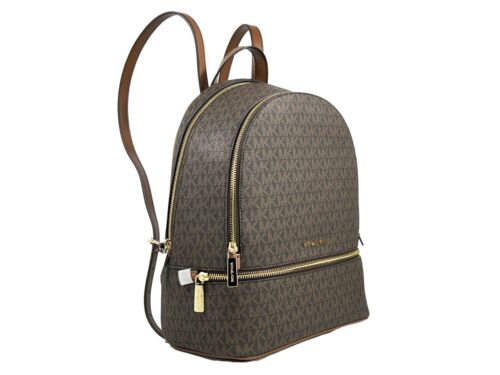 Michael Kors Rhea Medium PVC Backpack Bookbag - Picture 3 of 5