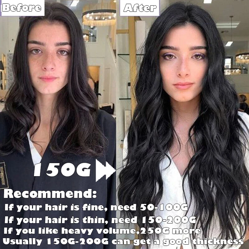 1G/s Russian Pre Bonded U-Tip Nail Keratin Human Hair Extensions Remy Hair Thick - Image 3 of 4