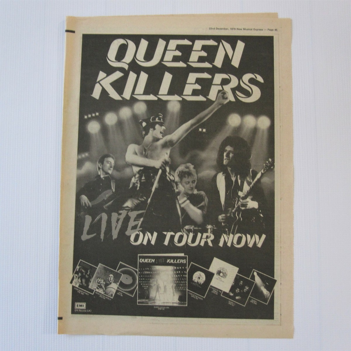 Queen Live Killers 1979 Tour Album Music Magazine Advert Promo