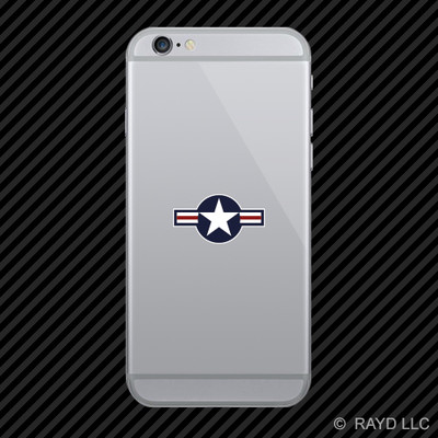 Adesivo Per Cellulare Con Roundel Dell'Aeronautica Militare USA – Darkside Ltd, Confezione Da 2
