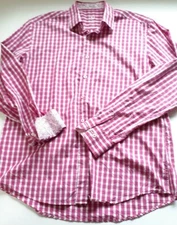 Men’s Bugatchi Stndrd Fit L/S Cotton Casual Button Up SZ L