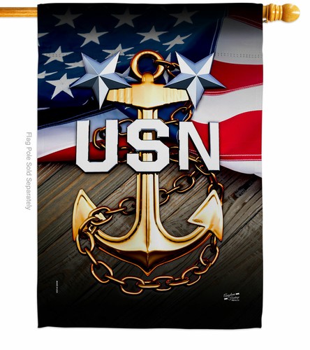 USN Garten Flagge Marine Streitkräfte Deko klein Geschenk Hof Haus Banner - Bild 3 von 17