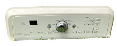 W10110212 & W10258435 Control Panel & UI Assy - Maytag Bravos Washer-OEM - Used