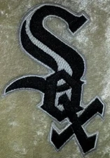 Chicago White Sox 3.5" Sox Iron On/Sew On Embroidered Patch~ Free Tracking!