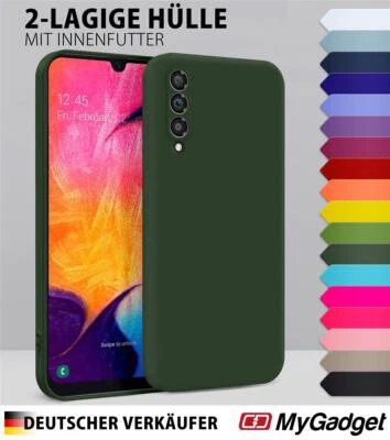 MYGADGET Hülle für Samsung Galaxy A50 - Handyhülle Cover aus Silikon