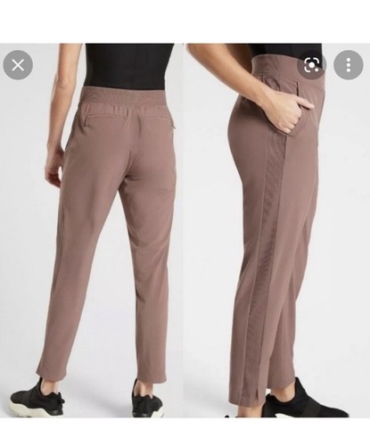 Athletic Brooklyn Ankle Pants Dusty Rose Womens Size 12 Tall 27 In Inseam - Picture 2 of 11
